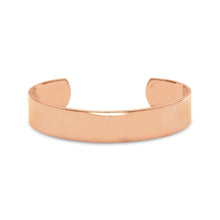 Polished Solid Copper Cuff Bracelet