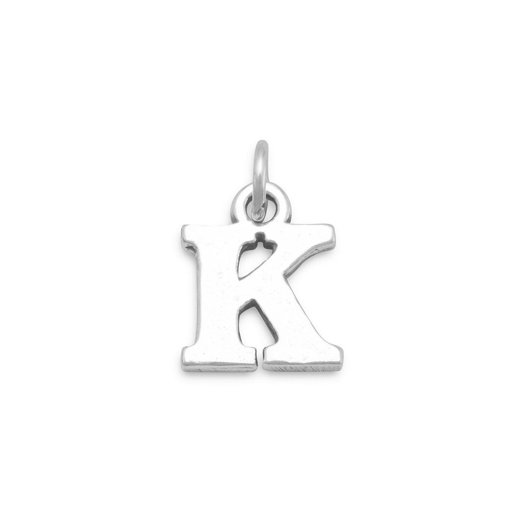 Greek Alphabet Letter Charm - Kappa