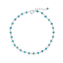 Blue Sea! Turquoise Anklet