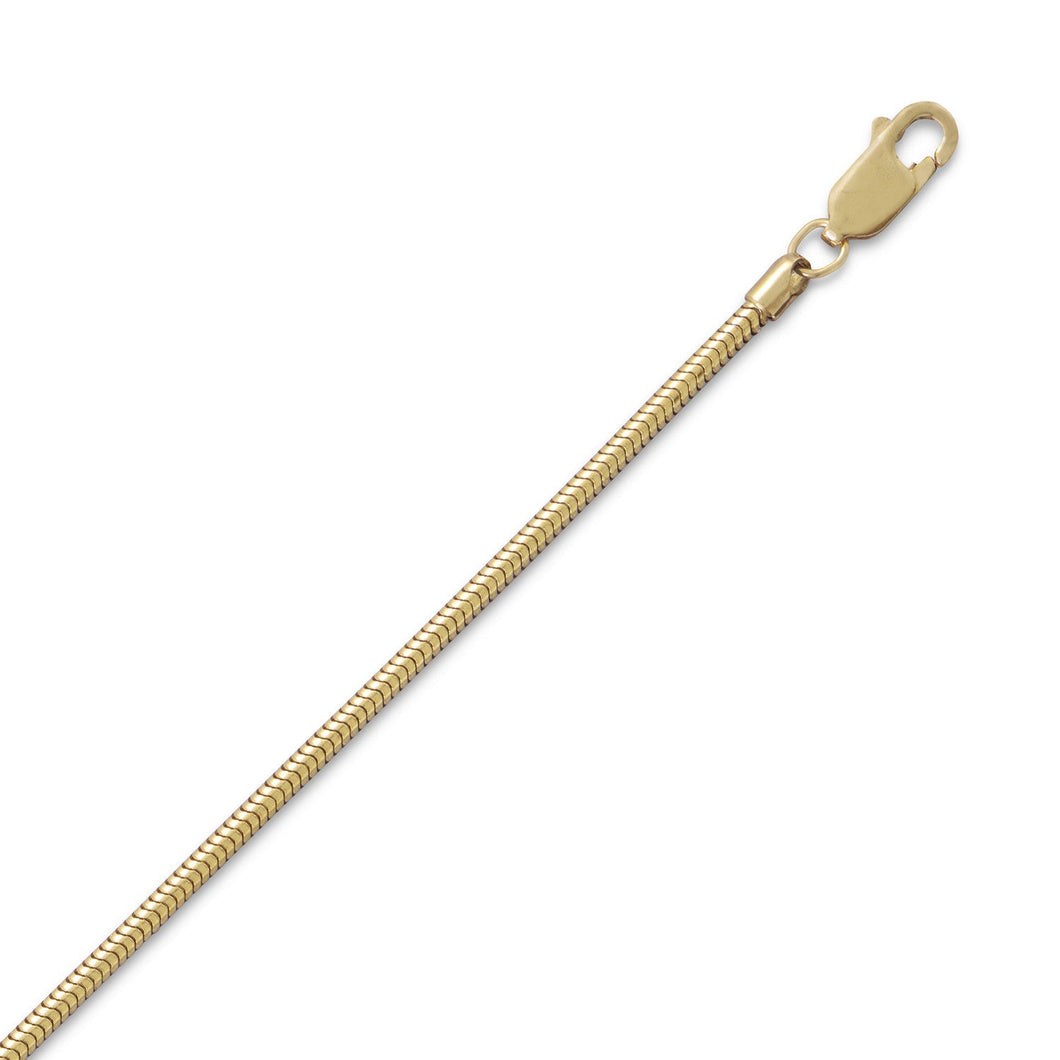 14/20 Gold Filled Snake Chain (2mm)